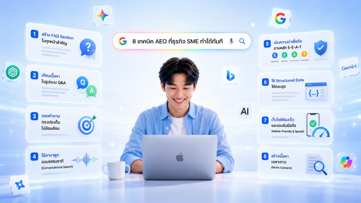 8 เทคนิค AEO ที่ธุรกิจ SME ทำได้ทันที