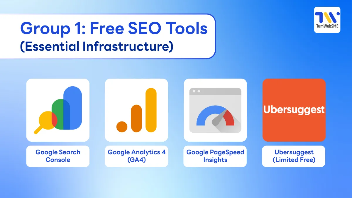 Group 1: Free SEO Tools (Essential Infrastructure)