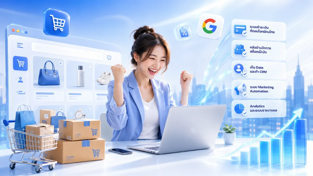 ฟีเจอร์สำคัญที่เว็บ E-commerce สไตล์แบรนด์ตัวจริงต้องมี